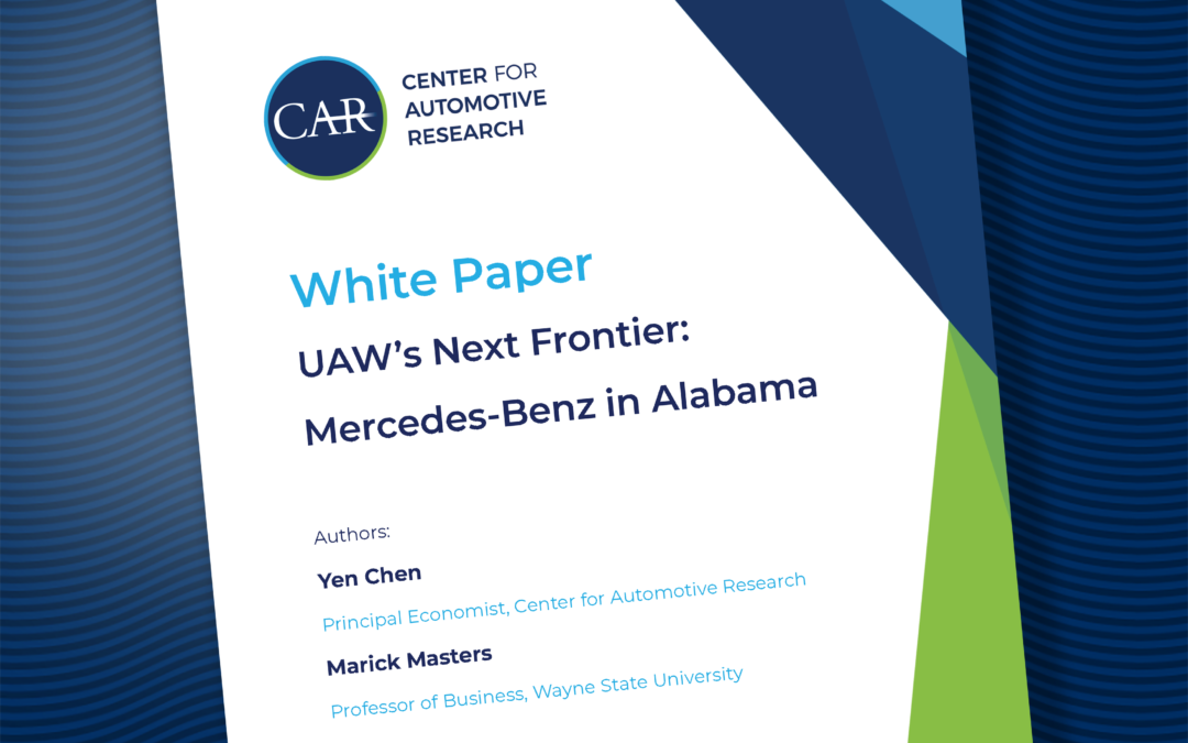 UAW’s Next Frontier: Mercedes-Benz in Alabama – White Paper